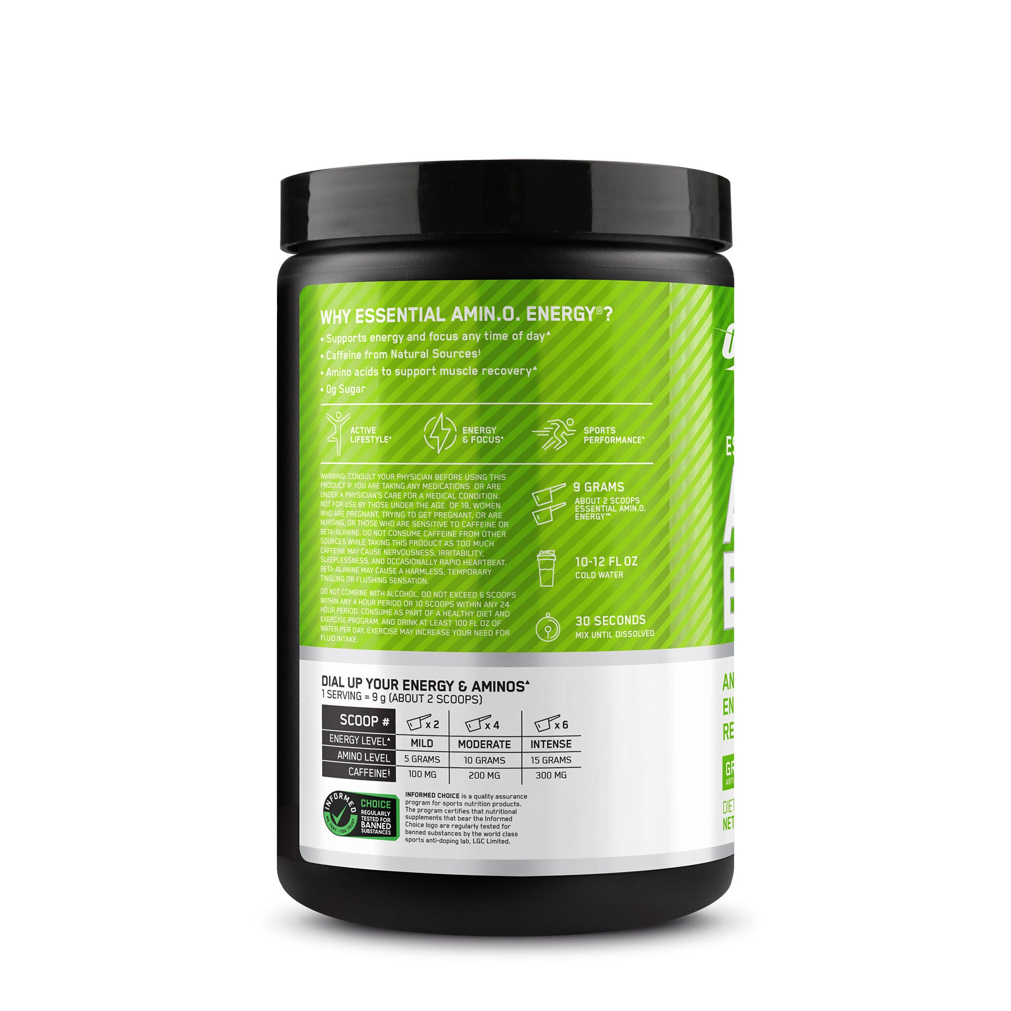 Essential AMIN.O. Energy&trade; - Green Apple&nbsp;(30 Servings)